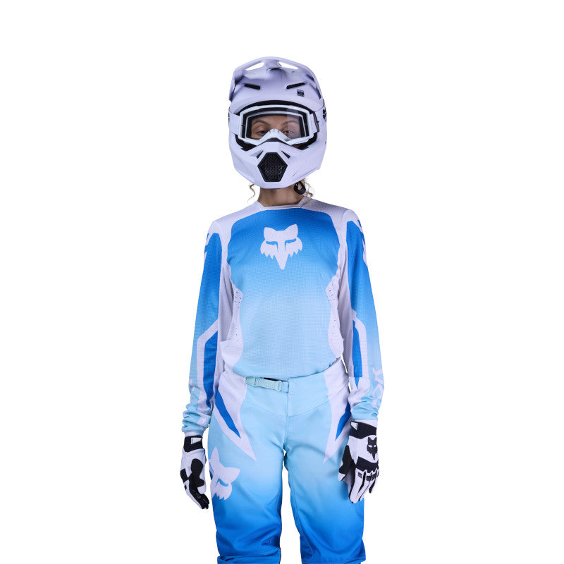 JERSEY FOX 180 SHIELD [AZUL/BLANCO] (PARA DAMA)
