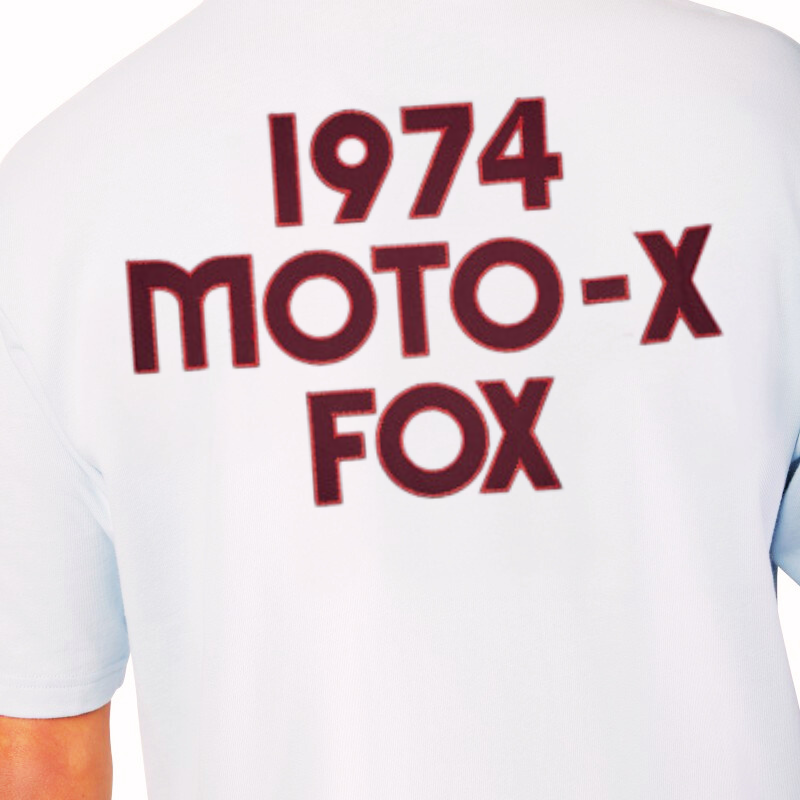 CAMISETA FOX MOTO -X OVERSIZED [BLANCO]