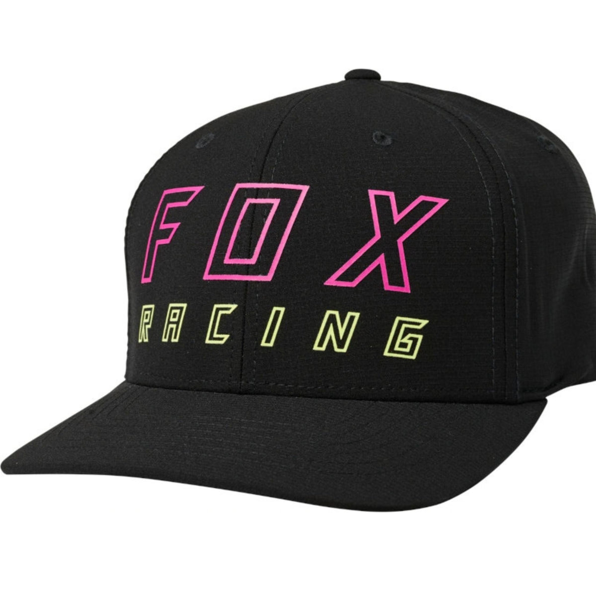 GORRA FOX NEON MOTH FLEXFIT [NEGRO]