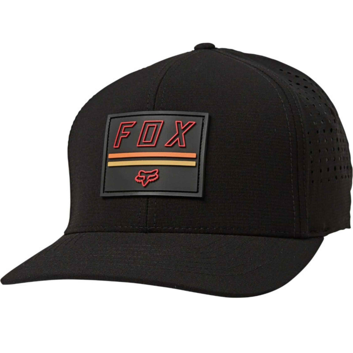 GORRA FOX SERENE FLEXFIT [NEGRO/ROJO]
