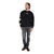 BUZO FOX HELLO FUTURE OVERSIZED CREW [NEGRO]