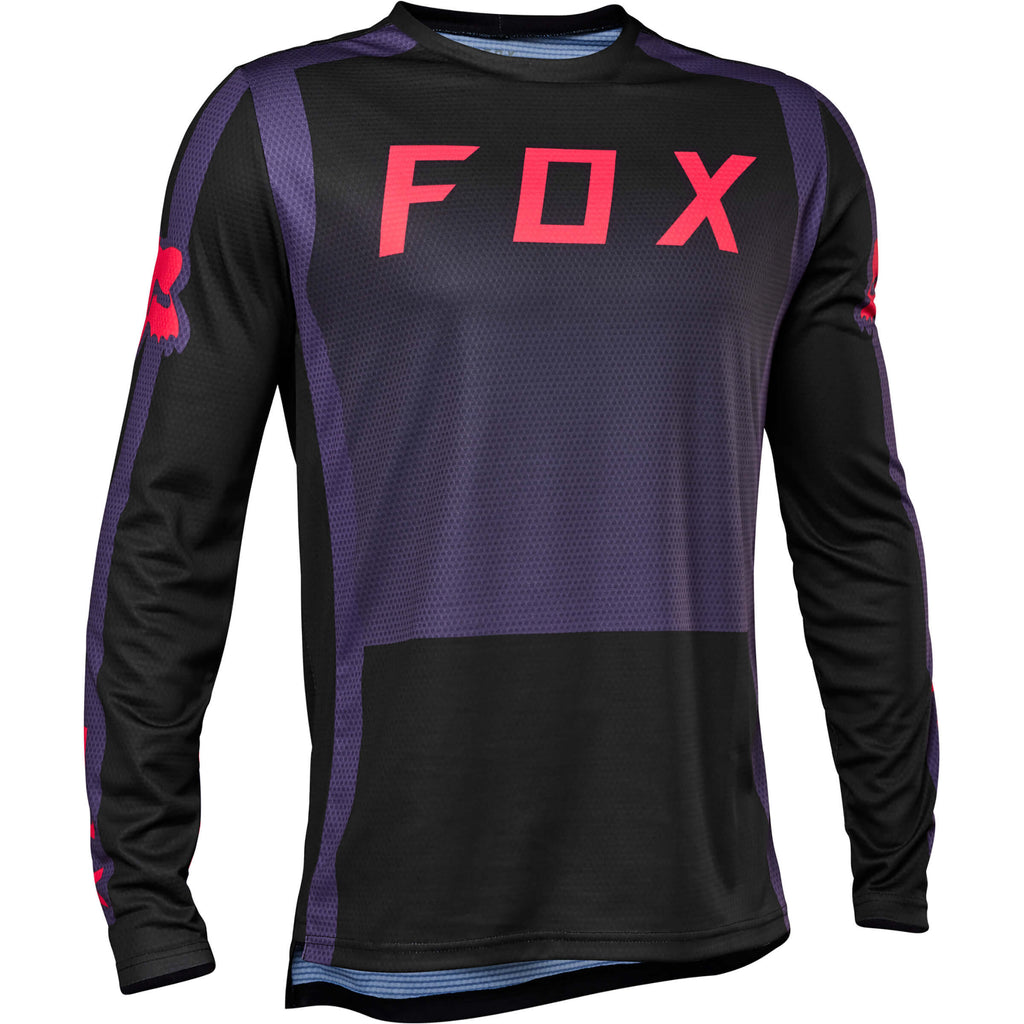 JERSEY FOX DEFEND LS "RACE" [MORADO] (PARA NIÑOS)