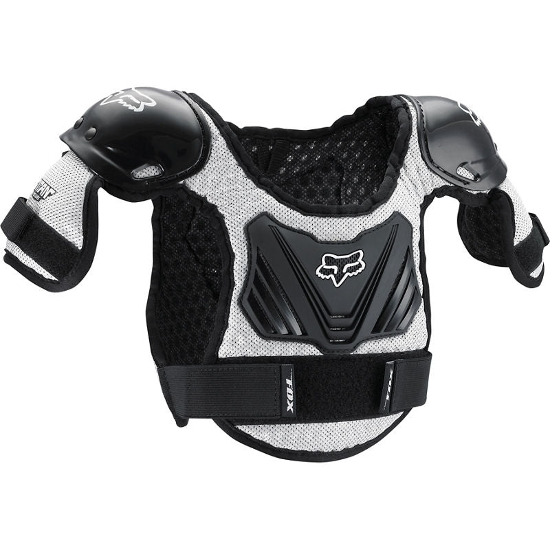 PECHERA FOX PEEWEE TITAN ROOST [NEGRO] (PARA NIÑOS)